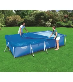 Telo di copertura per piscina da 300 cm bestway 304x205 cm - cod. 58106