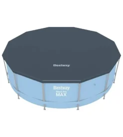 Telo di copertura per piscina fuori terra rotonda da 366 cm bestway "steel pro" - cod. 58037