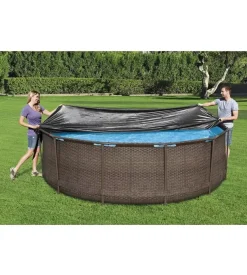 Telo di copertura per piscina fuori terra rotonda da 366 cm bestway 