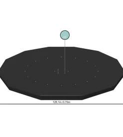 Telo di copertura per piscina fuori terra rotonda da 366 cm bestway 