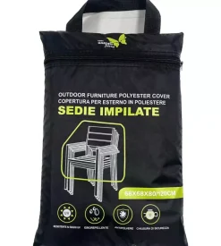 Telo di copertura per sedie impilate essenza 66x68x80/120 cm