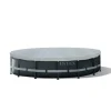 Telo di copertura rotondo per piscine intex "deluxe" specifico per modello frame 488x488x20 cm - cod. 28040