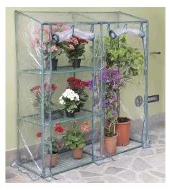 Telo di ricambio verdemax per serra buganvillea big in plastica trasparente 143x50x155 cm