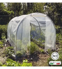 Telo di ricambio verdemax per serra spring medium in pe trasparente 200x300x175 cm