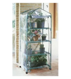 Telo di ricambio verdemax per serra azalea 4 ripiani in tnt trasparente 70x50x158 cm