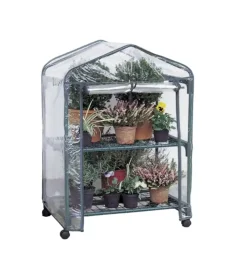 Telo di ricambio verdemax per serra azalea 2488 e 2490 in plastica trasparente 70x50x98 cm