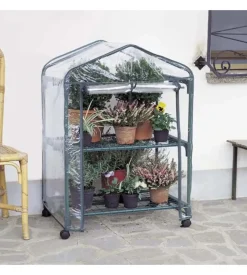 Telo di ricambio verdemax per serra azalea 2488 e 2490 in plastica trasparente 70x50x98 cm