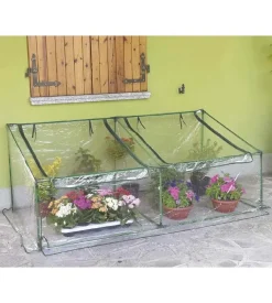 Telo di ricambio verdemax per serra primizia in plastica trasparente 180x92x70 cm