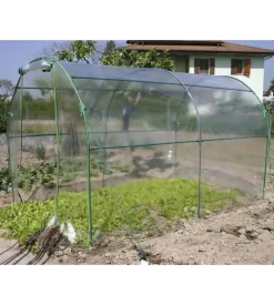 Telo di ricambio verdemax per serra premium in plastica trasparente 200x300x180 cm