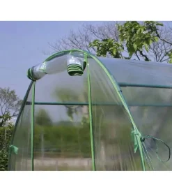 Telo di ricambio verdemax per serra premium in plastica trasparente 200x300x180 cm