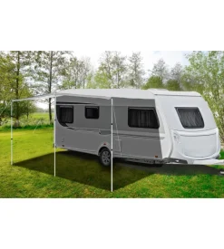 Telo ombreggiante per caravan brunner "carashade" in acciaio e poliestere 340x200 cm.