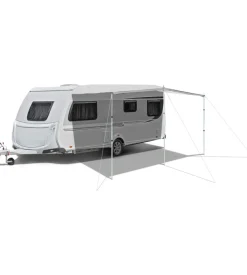 Telo ombreggiante per caravan brunner "carashade" in acciaio e poliestere 300x240 cm.