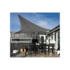 Telo parasole triangolare eurogarden in poliestere grigio 3x3x3 m
