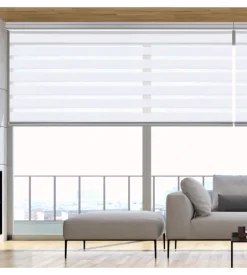 Tenda a rullo doppia "platinum" bianco, 140x250 cm