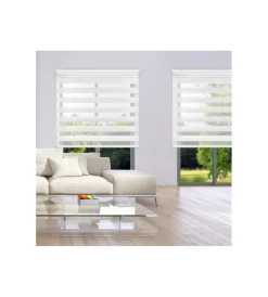 Tenda a rullo "duolux" bianco, 120x250 cm