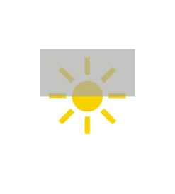 Tenda a rullo semifiltrante lino, 100x180 cm