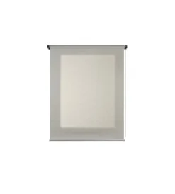 Tenda a rullo semifiltrante lino grigio, 100x250 cm