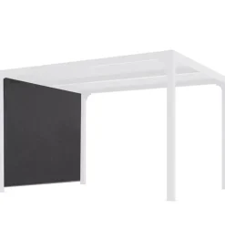 Tenda accessoria con binario per pergola bioclimatica da esterno "per2430bi" e "per3630bi", 280x220 cm
