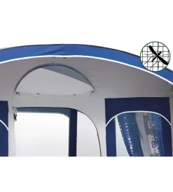 Tenda cucina da campeggio con tetto arcuato brunner "camp inn" 220x160x195/220 cm