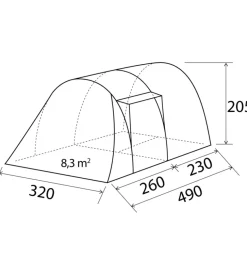 Tenda da campeggio brunner 