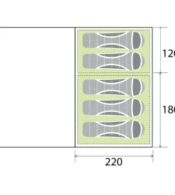 Tenda da campeggio brunner 