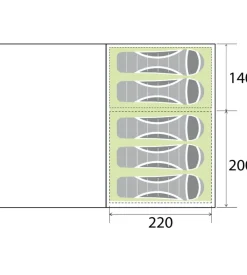 Tenda da campeggio brunner