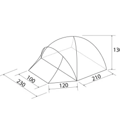 Tenda da campeggio brunner 