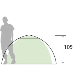 Tenda da campeggio brunner 