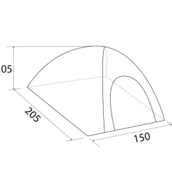 Tenda da campeggio brunner 
