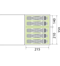 Tenda da campeggio brunner 