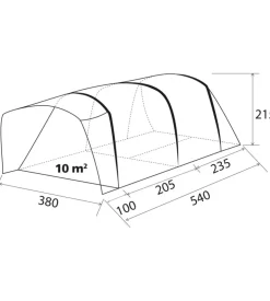 Tenda da campeggio brunner 