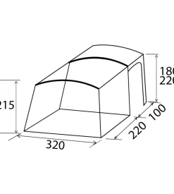 Tenda da campeggio per van brunner 