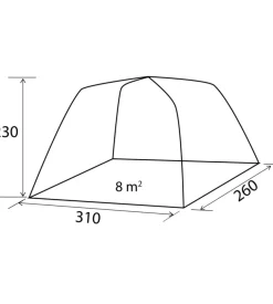 Tenda da campeggio per van brunner 