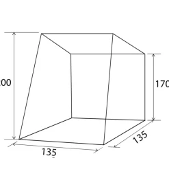 Tenda da campeggio per van posteriore brunner 