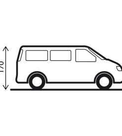 Tenda da campeggio per van posteriore brunner 