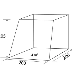 Tenda da campeggio per van posteriore brunner 