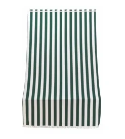 Tenda da sole con anelli per porta essenza righe verdi h 300x140 cm