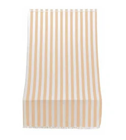 Tenda da sole con anelli per porta essenza righe beige h 300 x 140 cm