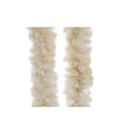 Tenda in ciniglia - colore beige - 120x230 cm.