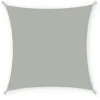 Tenda vela da esterno quadrata ombreggiante essenza in poliestere colore cenere, 3x3 metri