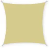 Tenda vela da esterno quadrata ombreggiante essenza in poliestere colore beige 3x3 metri