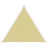 Tenda vela da esterno triangolare ombreggiante in poliestere colore beige essenza 5x5x5 metri
