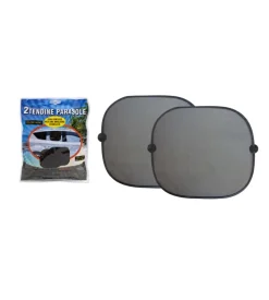 Tendine parasole a molla per auto nero 38x44 cm