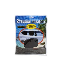 Tendine parasole a molla per auto nero 38x44 cm