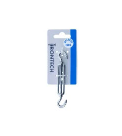 Tenditore a 2 ganci m5 mm. in acciaio inox a4 - aisi 316