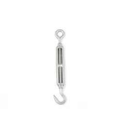 Tenditore occhio - gancio m5 x 50 mm. in acciaio zincato 2 pz.