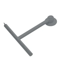 Tergivetro gedy "gummy" con fissaggio a ventosa grigio