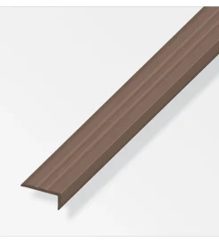 Terminale 25x11 pvc marrone - 1 metro.