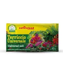 Terriccio universale multiuso per piante verdi e fiorite euroterriflora 45 litri