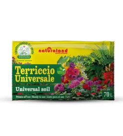 Terriccio universale multiuso per piante verdi e fiorite euroterriflora 70 litri